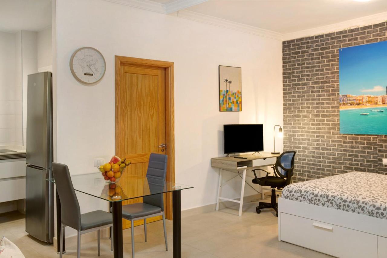 Beach Studio Apartment Canteras لاس بالماس دي غران كاناريا المظهر الخارجي الصورة