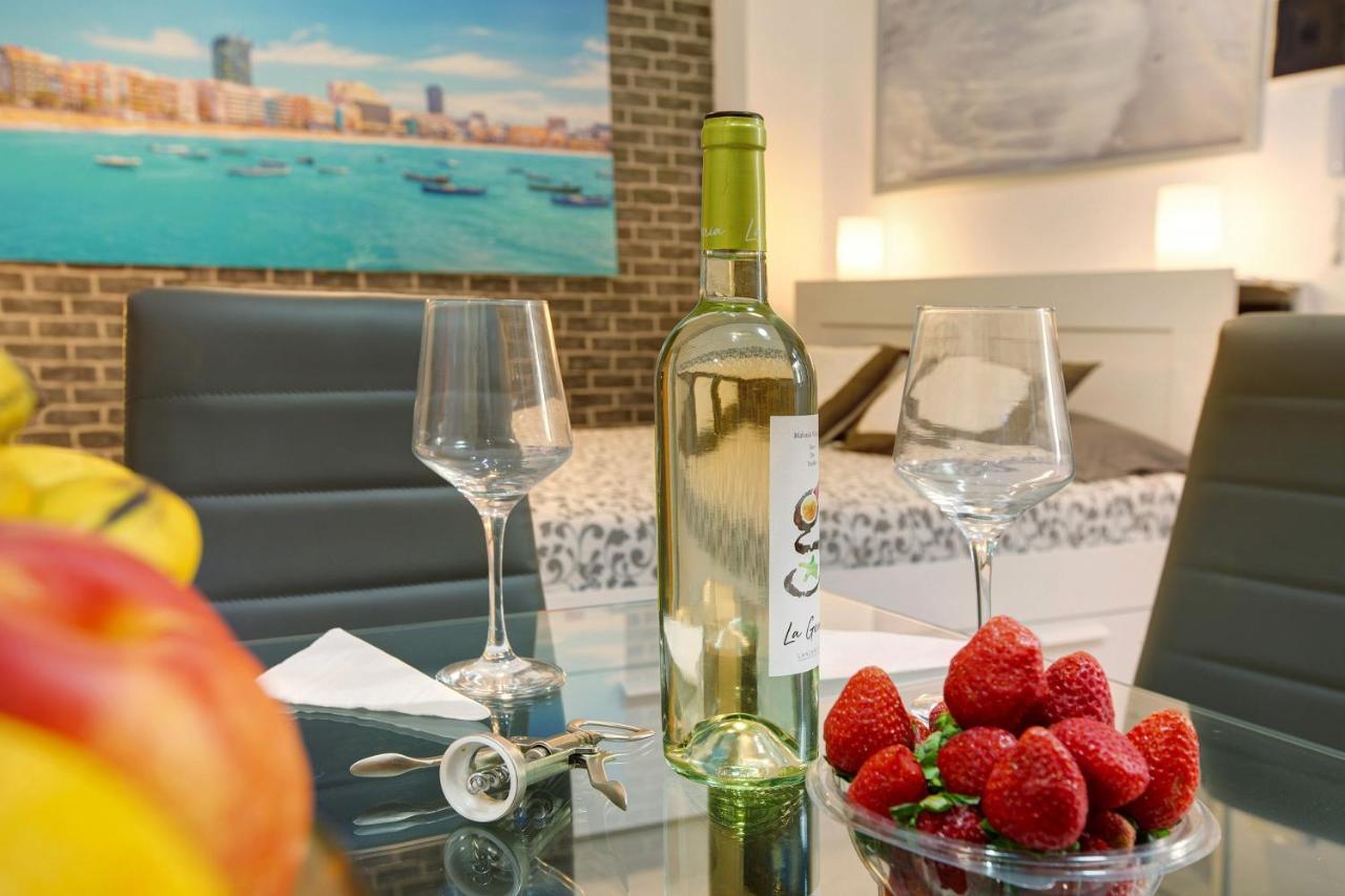 Beach Studio Apartment Canteras لاس بالماس دي غران كاناريا المظهر الخارجي الصورة