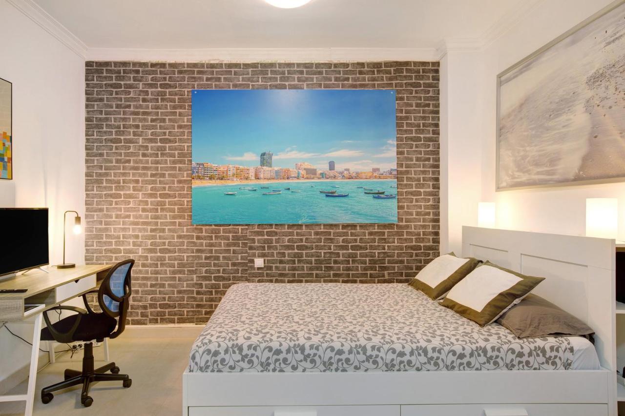 Beach Studio Apartment Canteras لاس بالماس دي غران كاناريا المظهر الخارجي الصورة