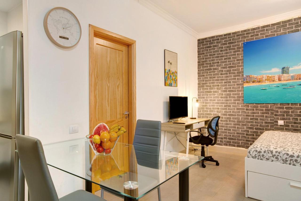 Beach Studio Apartment Canteras لاس بالماس دي غران كاناريا المظهر الخارجي الصورة